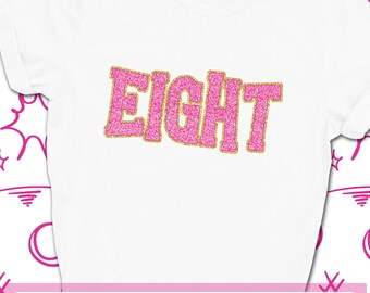 8th Birthday Shirt, Eighth Birthday Girl Tshirt, Birthday Girl Outfit, Eight Birthday Shirt, Girls Birthday Shirt, 8 Years Old Birthday Gift