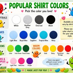 a poster with different colors of the same color