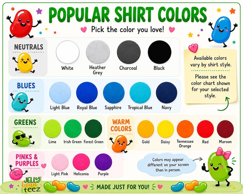 a poster with different colors of the same color