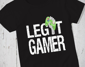 Legit Gamer Shirt, Video Game Shirt, Nerd Shirt, Funny Gamer Shirt, Gamer Gifts for Men, Gaming Gifts, Gamer Boyfriend, Valentines Day Shirt