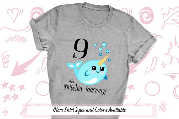 Narwhal Birthday Shirt - 10th Birthday Narwhal Birthday Shirt - 10th Birthday