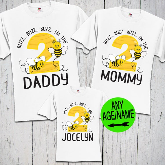 Bee Birthday Shirts Family Outfits Bee 