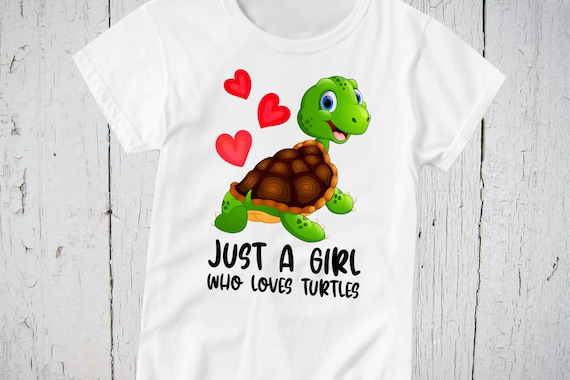 Just A Girl Who Loves Tortoises T-Shirt Funny Tortoise Tee Just A Girl Who Loves Tortoises T-Shirt Funny Tortoise Tee
