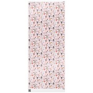 a wallpaper with a pattern of flowers and birds
