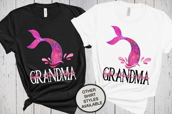 Womens Mermaid Yaya Mermaid Birthday Party Mother's Day Shirt Womens Mermaid Yaya Mermaid Birthday Party Mother's Day Shirt