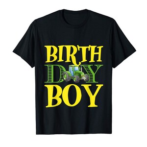 Green Tractor Birthday Boy Shirt, Farm Quotes, Farm Tractor for Boys Tractor Shirt, Farm Shirt for Tractor Party, Personalized Shirt