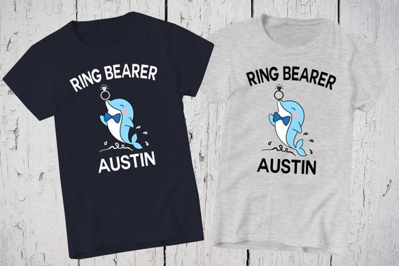Kids Ring Bearer Shirt - Dinosaur Graphic Wedding Party Gift Kids Ring Bearer Shirt - Dinosaur Graphic Wedding Party Gift