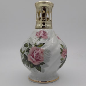 Lampe berger, vintage lamp, Limoges porcelain, antique object, home gift, fragrance lamp, home fragrance, home decor, interior fragrance