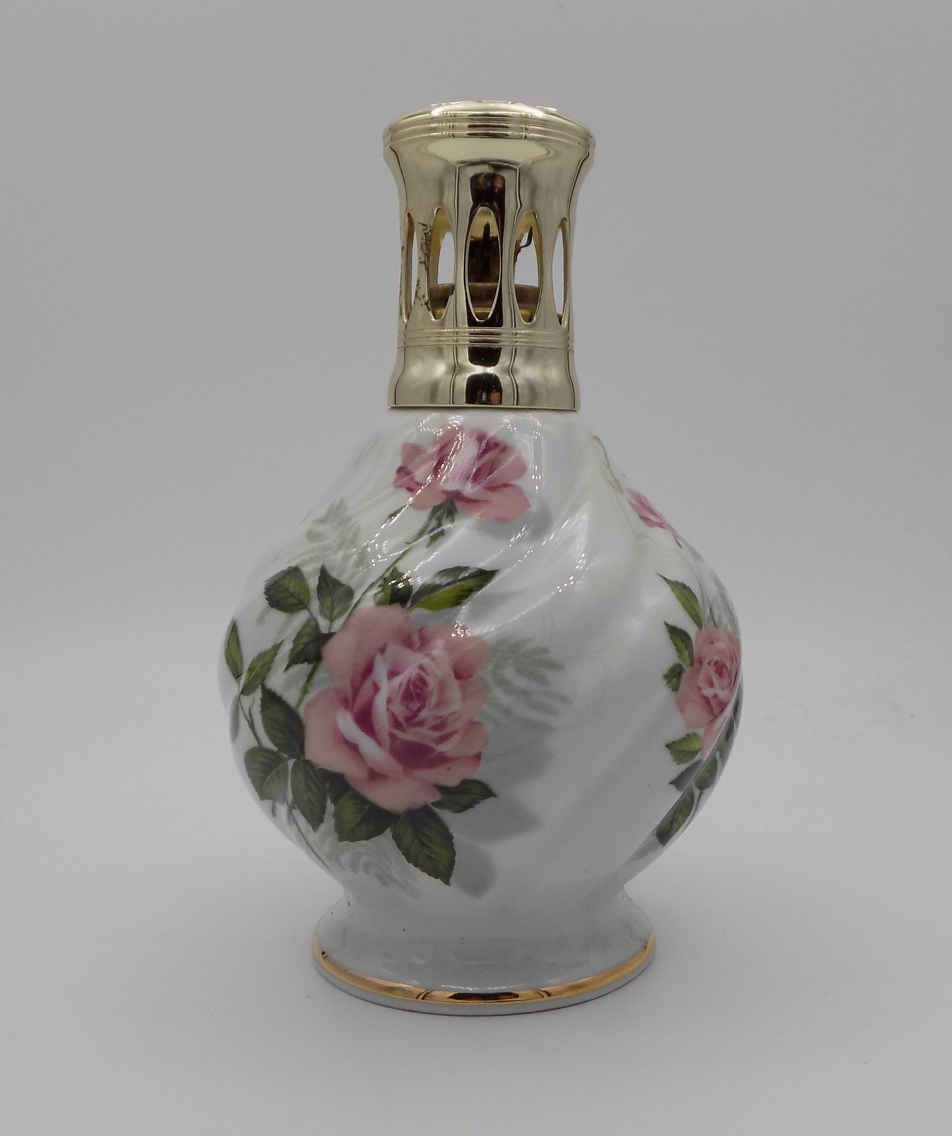 LAMPE BERGER REVOL Complete Made In France Decor Main Motifs Fleurs Bon Etat EUR 15,00 - FR