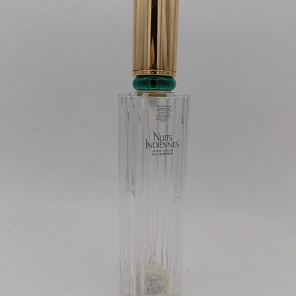 Flacon de parfum,Nuit Indiennes,Jean Louis Scherrer,parfum femme,fille,cadeau femme,cadeau fille,cadeau luxe,cadeau vintage