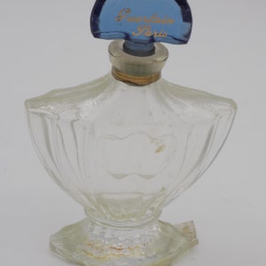 Lege parfumfles, SHALIMAR Parijs, Guerlain fles, herbruikbare Shalimar fles, haute couture parfum, verzamelaarsparfum, vintage parfum