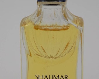Miniature perfume, SHALIMAR Paris, from the prestigious French brand Guerlain, haute couture perfume, collector's perfume, vintage perfume