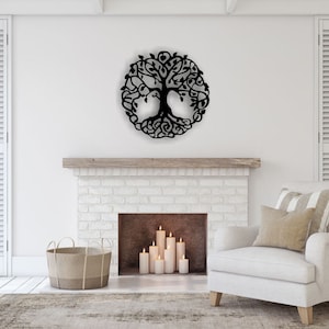 Celtic Tree of Life Metal Art | Entryway decor | Fall Decor | Family Tree | living room decor | Housewarming gift | Christmas