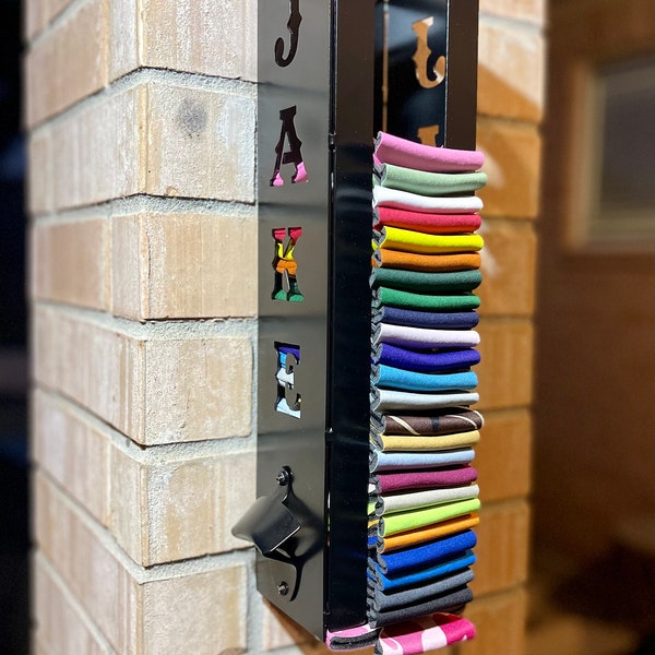 Personalized Can Cooler Holder with Bottle Opener | Custom Can Cooler Dispenser | Bottle Opener| Personalized | Birthday | Fathers day