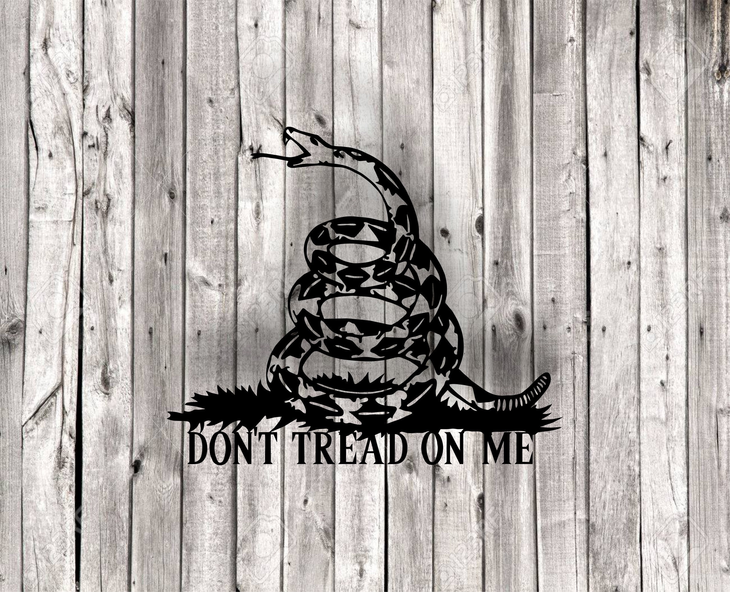 Don't Tread on Me Metal Wall Art Garage Decor | Man Cave | His Birthday ...