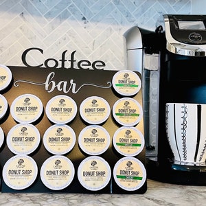 Coffee Bar | K-Cup Pod Holder | Coffee Pod Display | Kitchen Coffee Decor | Spring decor | Mother&#39;s day | Kitchen | Coffee