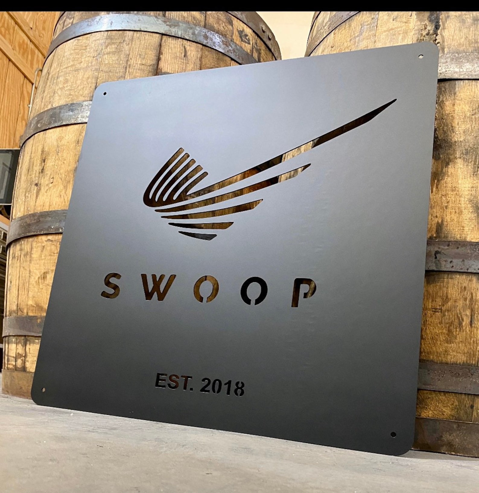 24” X 24” Metal Custom Logo Business Sign | Outdoor Sign | Office Sign ...