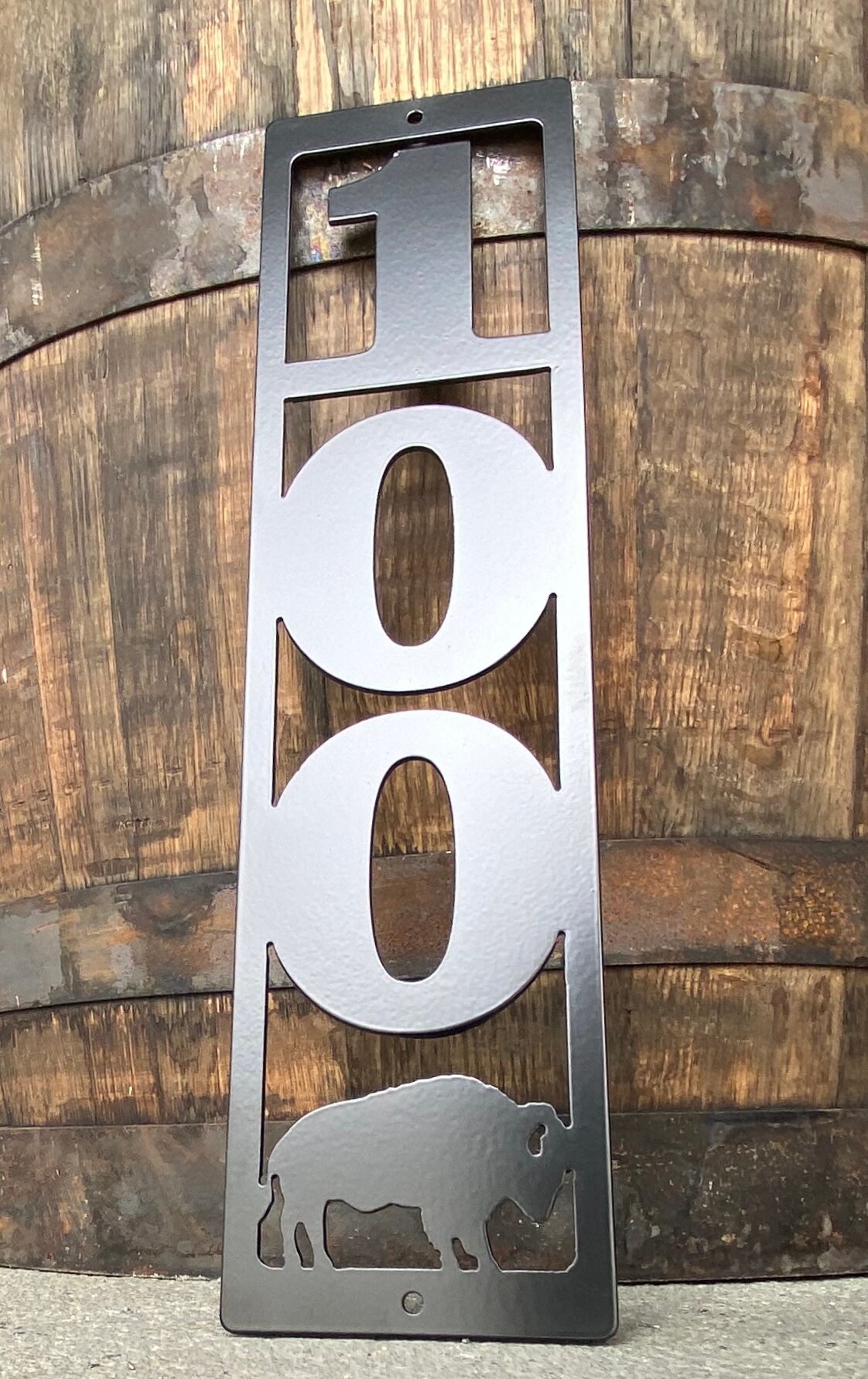 Custom Vertical Metal Address Sign Outdoor Address Sign Etsy