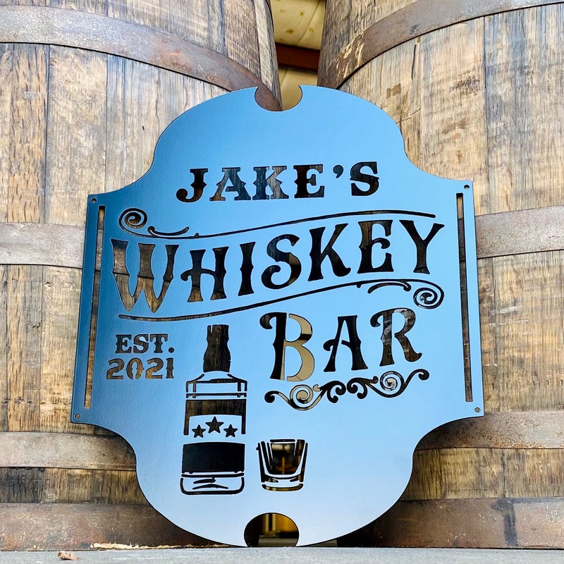 Whiskey Bar Sign - Etsy