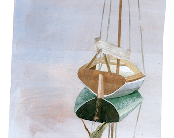 Kunstdruck - Segelboot Segelboot Segeln am Meer