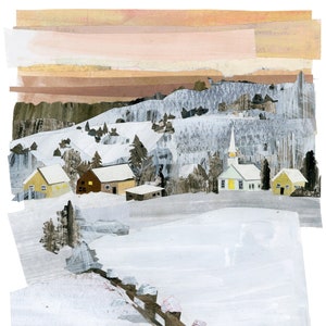 Giclée Art Print - New England Winter