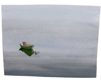 Giclée Art Print - Boat in Still Water