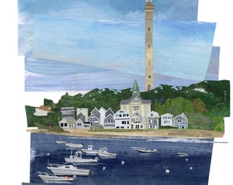 Giclée Art Print - Provincetown, Cape Cod, Massachusetts