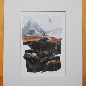 Giclée Art Print Icelandic House on the Cliffs image 2