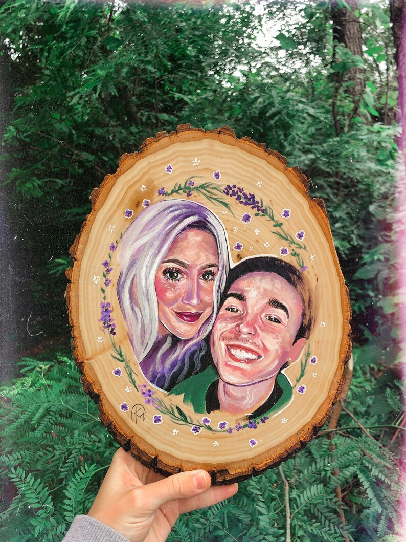 Custom Portrait on Wood Unique Custom Portrait Portrait on Etsy