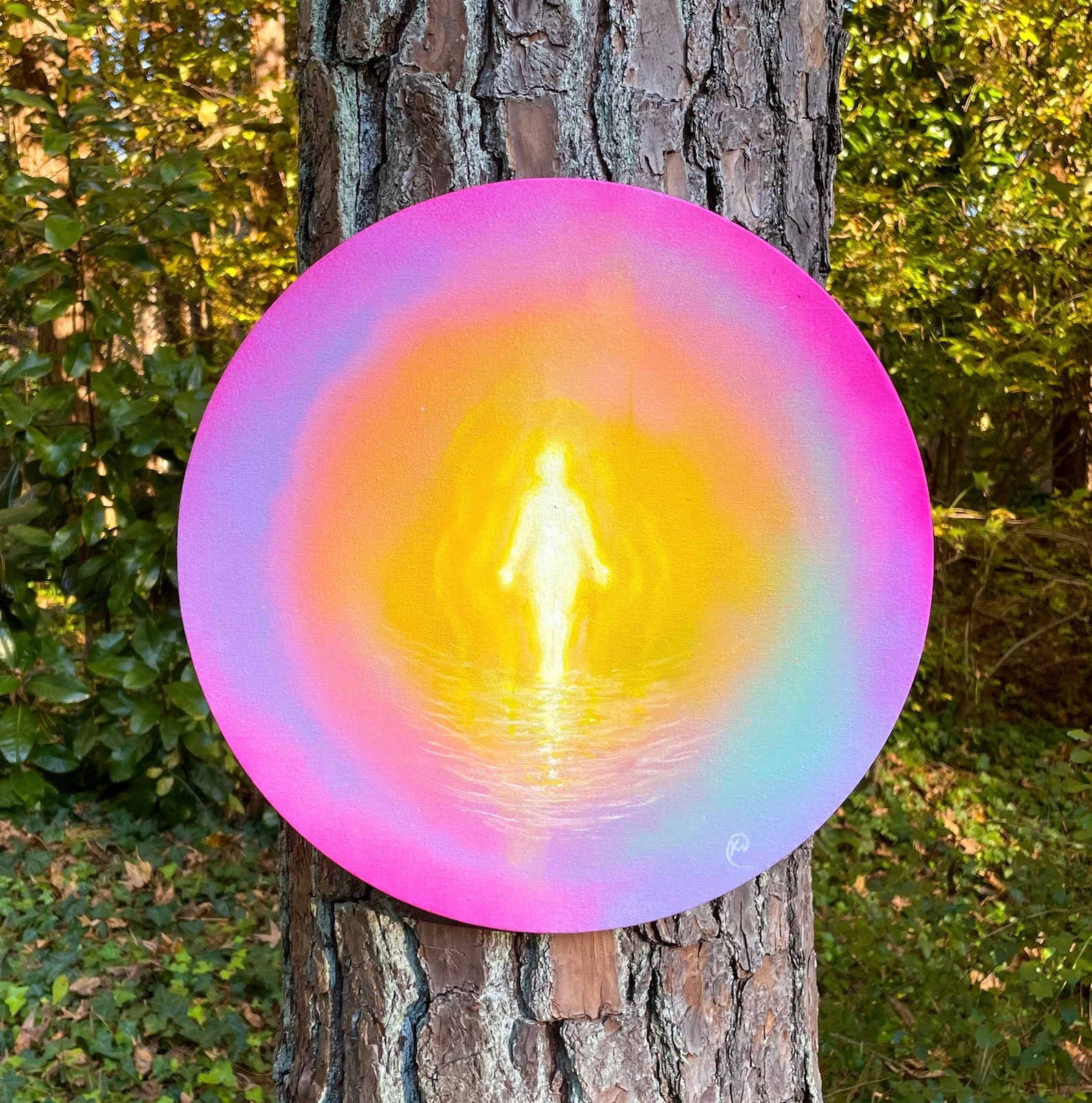 Custom Aura Painting, Light Body, Intuitive Art, Spirit Led, Soul Painting, Abstract Spiritual