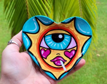Handpainted Trinket dish