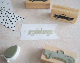 Stempel "Truck" Holzstempel Gummistempel Motivstempel Auto Truck