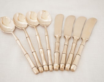 Per Piece Siam Bronze Factory Thailand Elephant Design Flatware