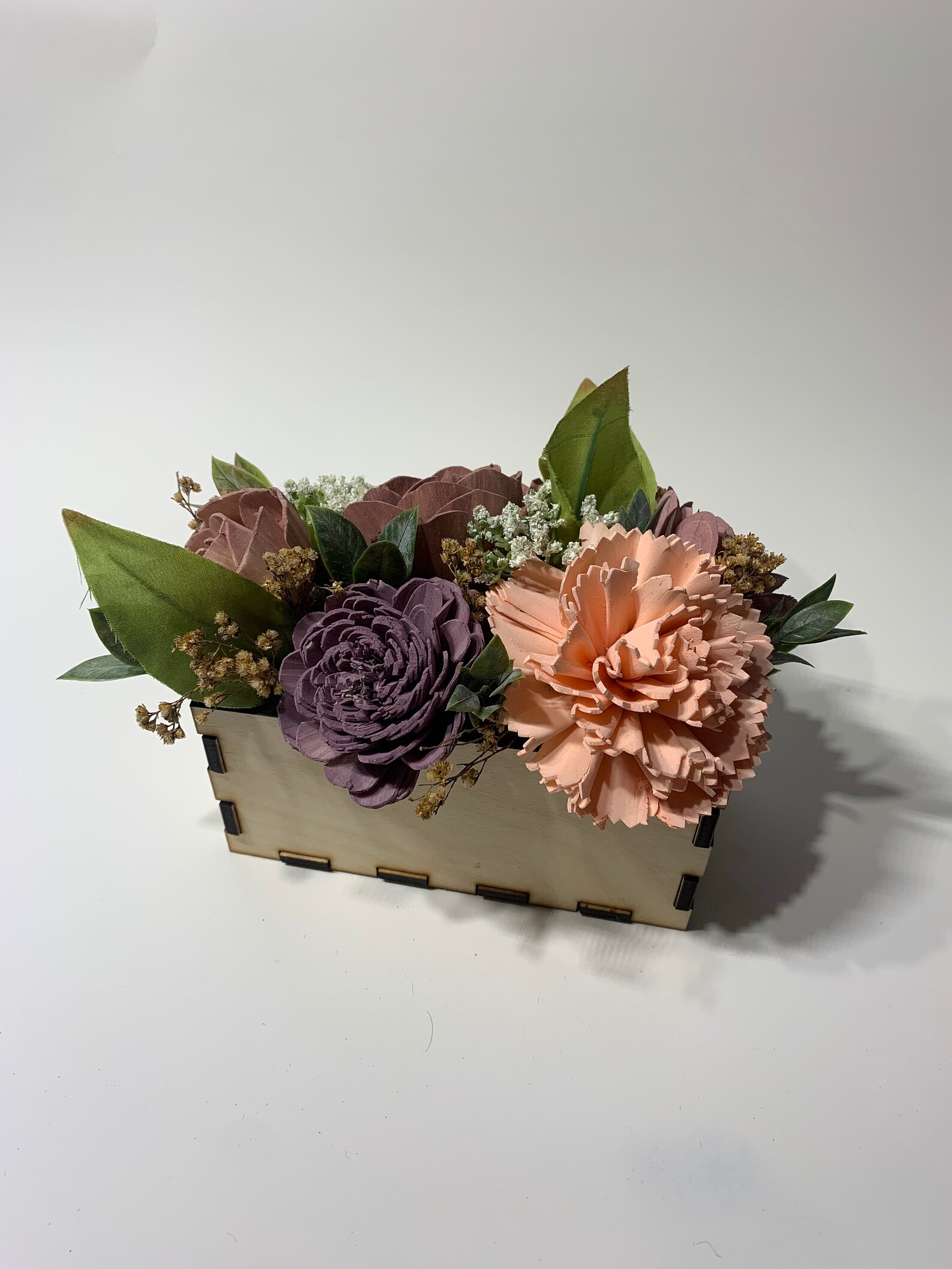 Unique Wood Flower Arrangement | Etsy