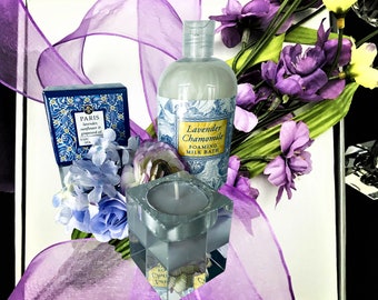 Lavender Bath Gift Set, Birthday Gift