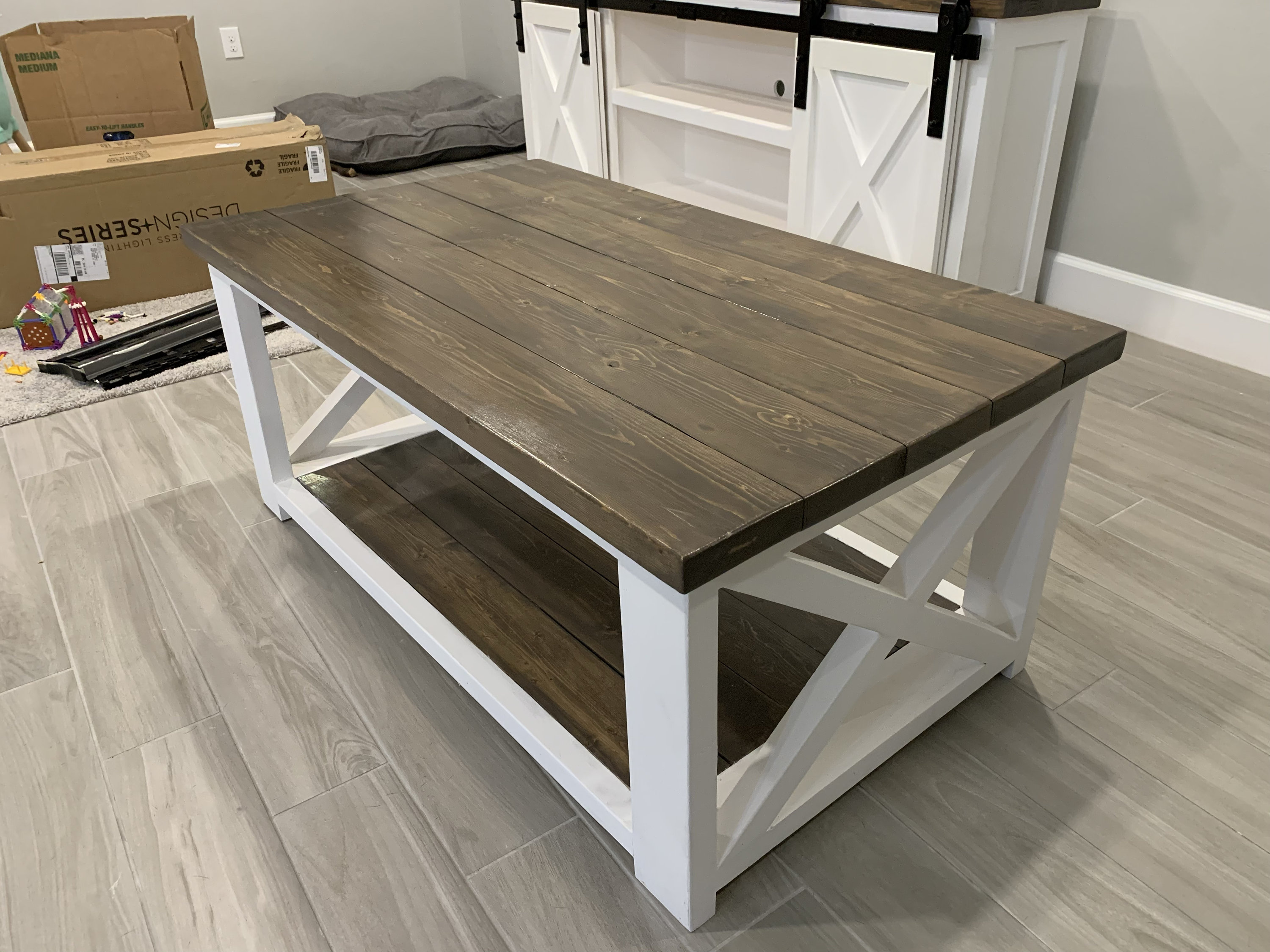 Suggestions for darkening stain on pine wood r/woodworking