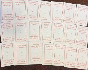 128 Questions H P G and S Ltd 1920s Impertinent Questions an Original Party Game with 64 Cards