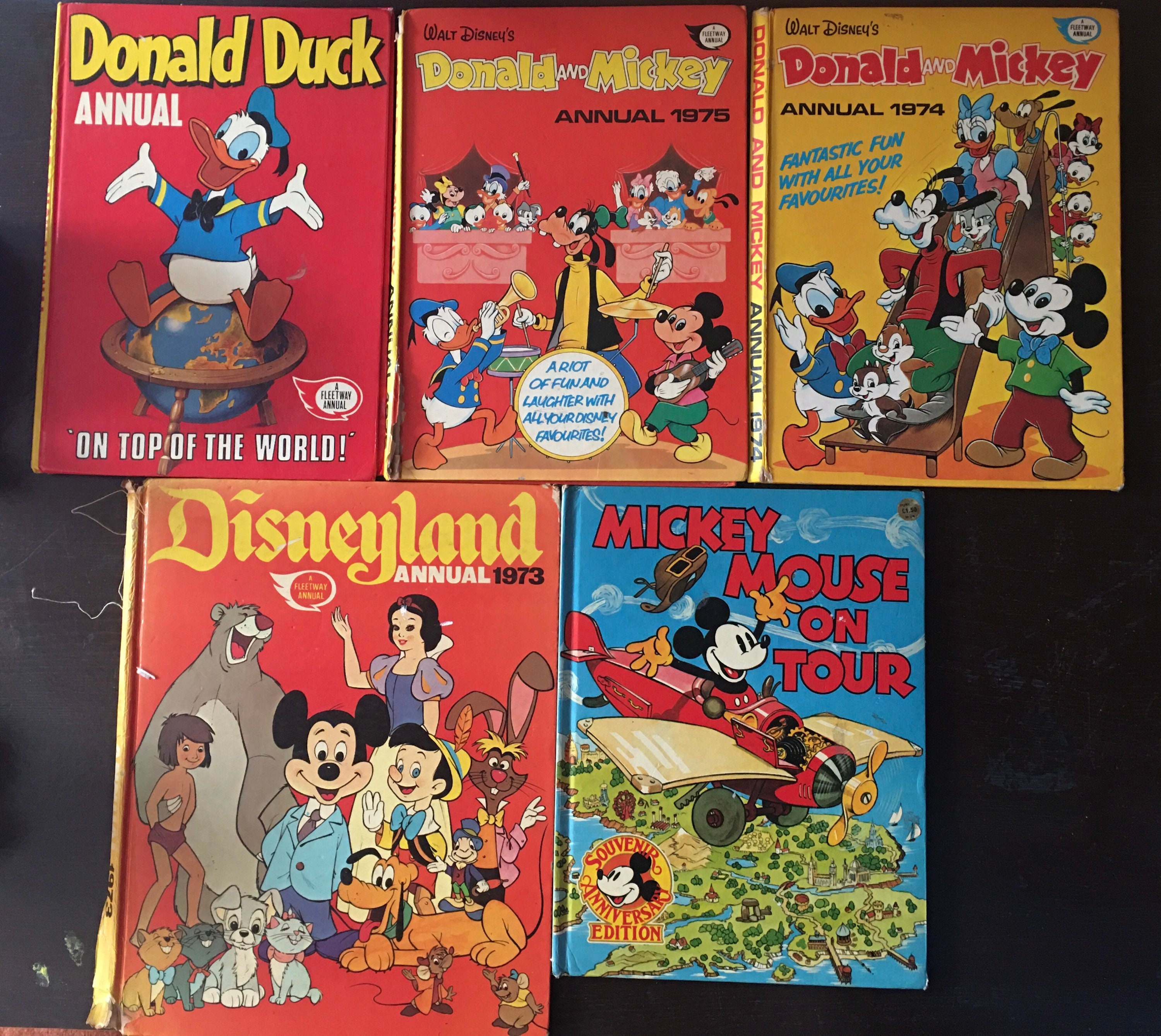 Large Disney Book Covers. Vintage Childrens Annuals. Empty - Etsy