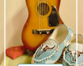Denim Flats Collection: Secret Garden or Classic- your style, your choice.