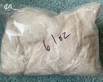 6.1 oz White Alpaca (Suri) Cloud