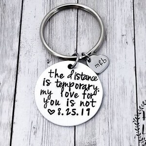 The Distance is Temporary, Long Distance Relationship, Deployment Gift ...