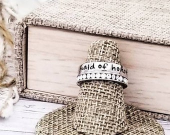 Maid Of Honor Gift, Bridesmaid Gift, Bridesmaid Rings, Personalized Ring, Maid Of Honor Proposal, Personalize Ring,  Personalize Jewelry