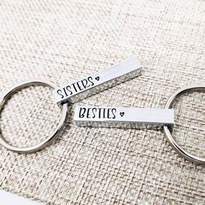 Schwestern Schlüsselanhänger, Schwestern Schlüsselanhänger, #Friend Geschenk, Geschenk für Freundin, Freundschaft Geschenk, Geschenk Freundin, Schlüsselanhänger Geschenk