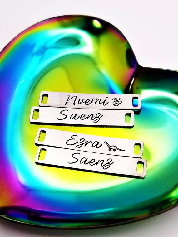 Custom Shoe Lace Name Tags: Kids Shoe Labels Canada