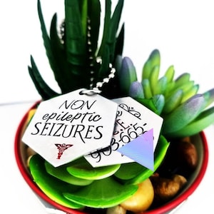 Non Epileptic Seizure Medical Alert, Medical Alert Necklace, ICE Necklace, Seizure Warning Necklace, Medical ID Necklace, Seizure Alert