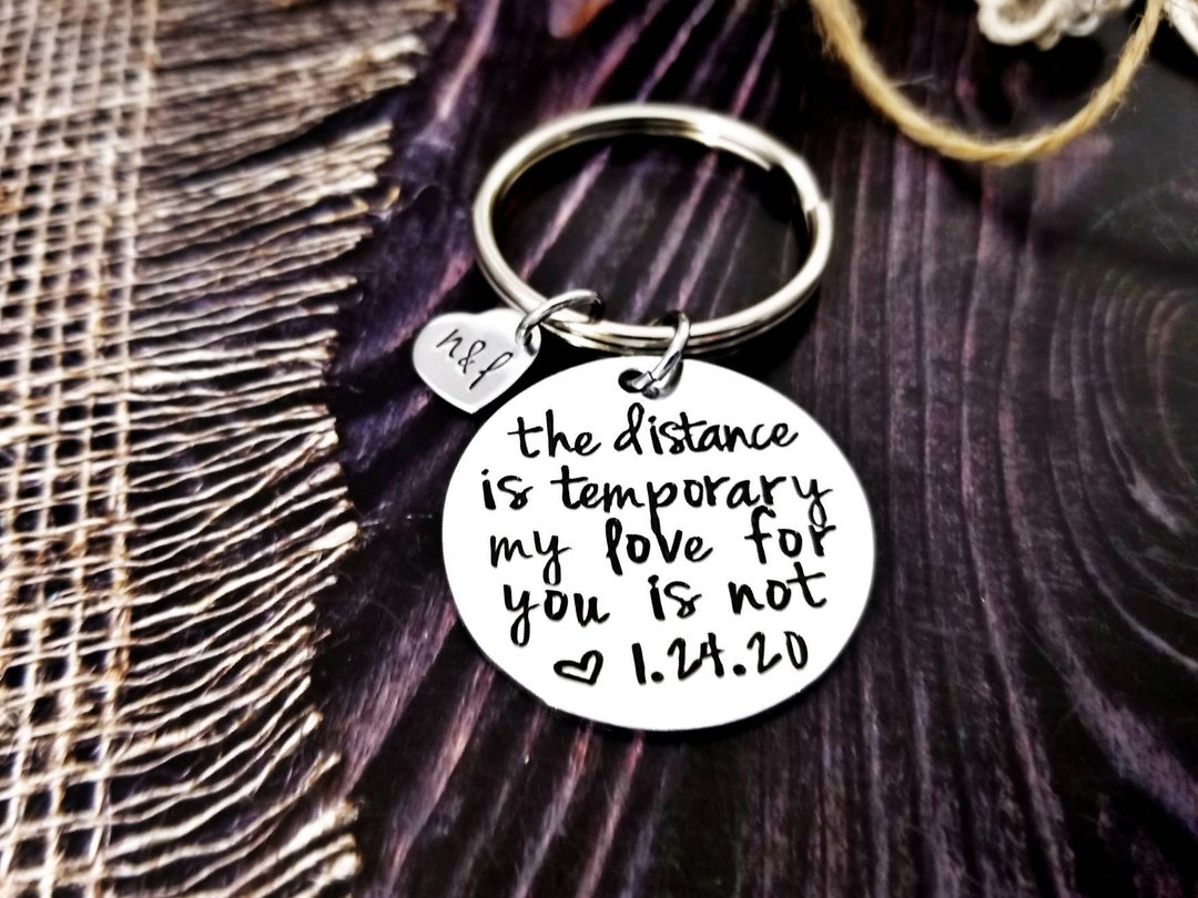 The Distance is Temporary, Long Distance Relationship, Deployment Gift ...
