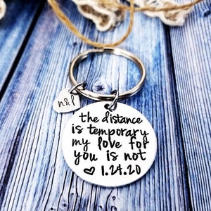The Distance is Temporary, Long Distance Relationship, Deployment Gift ...