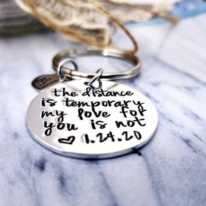 The Distance is Temporary, Long Distance Relationship, Deployment Gift ...