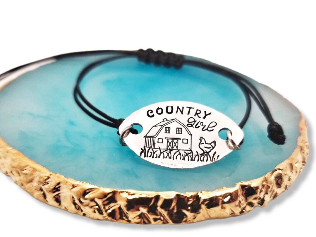 Country Girl Bracelet Farm Girl Jewelry Chicken Lover Etsy
