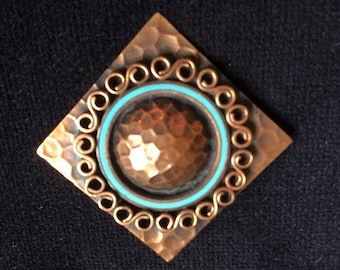 Broche Vintage Jean Augis - Bijou Rétro - Occasion